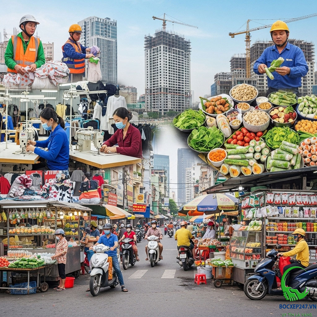 Các loại hình dịch vụ bốc xếp hàng hóa