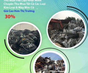 Thu mua phế liệu (Sắt, đồng, nhôm, inox) Nhật Minh